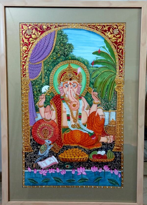 Ganesh - Pichwai painting - Kanchan Nayyar - 04