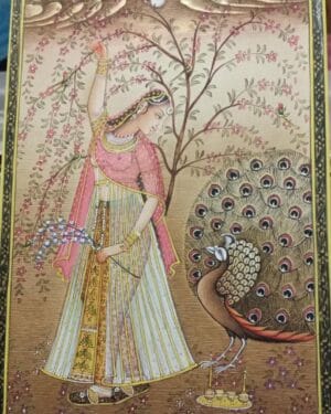 Ragini - Rajasthani Miniature - Charu Singh - 07