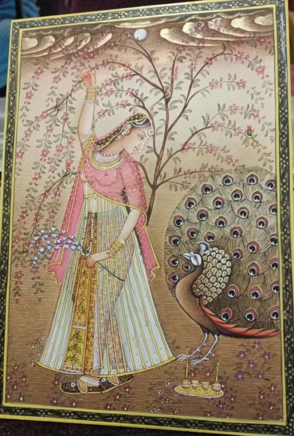 Ragini - Rajasthani Miniature - Charu Singh - 07