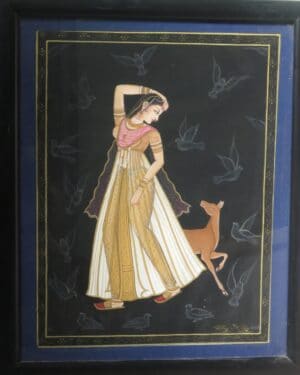 Ragini - Rajasthani Miniature - Charu Singh - 13