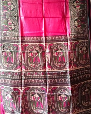 Silk Saree Madhubani Painting Sangita Kumari 06