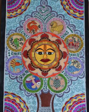 Magnificent Tree of life - Madhubani painting - Shikha Trivedi - 02