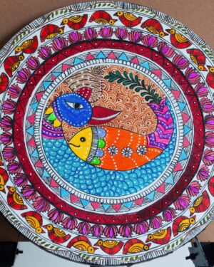 Interdependence of Beings - Madhubani painting - Shikha Trivedi - 03