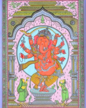 Ganesha - Pattachitra painting - Manas Kumar - 02