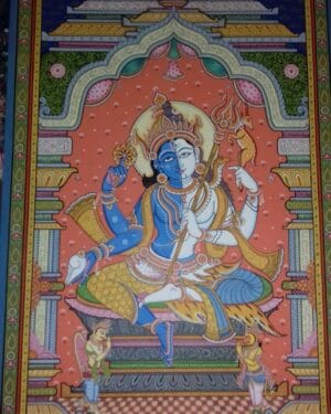 Hari Hara Besho - Pattachitra painting - Manas Kumar - 03