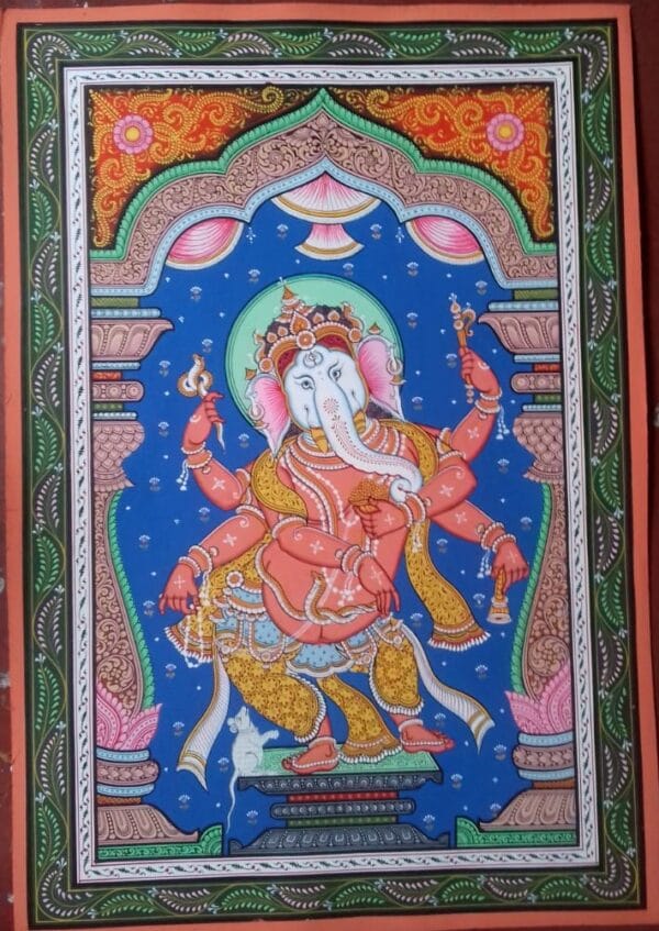 Ganesha - Pattachitra painting - Manas Kumar - 04