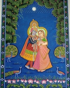 Radha Krishna - Pichwai painting - Daulatram - 19