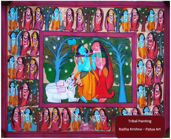 Tribal Painting Patua Art Manimala Chitrakar 05