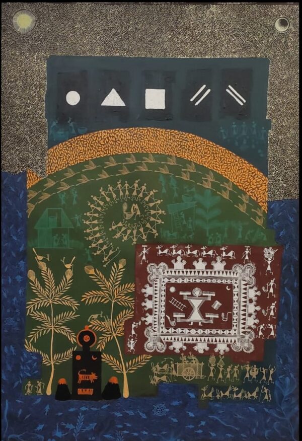 Warli art - Krushna - 08