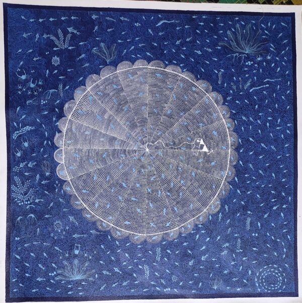 Fishing Net - Warli art - Krushna - 10