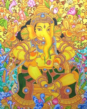 Vinayakam - Kerala Mural - Mini Rastogi - 05