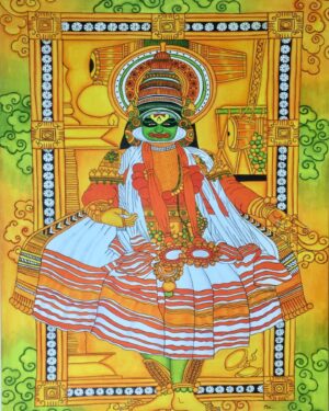 Kathakali - Kerala Mural - Mini Rastogi - 06