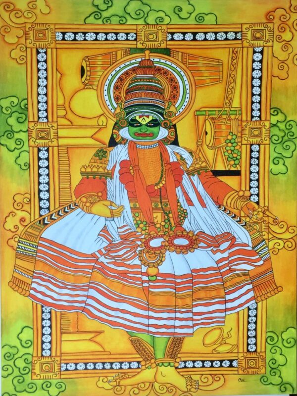 Kathakali - Kerala Mural - Mini Rastogi - 06