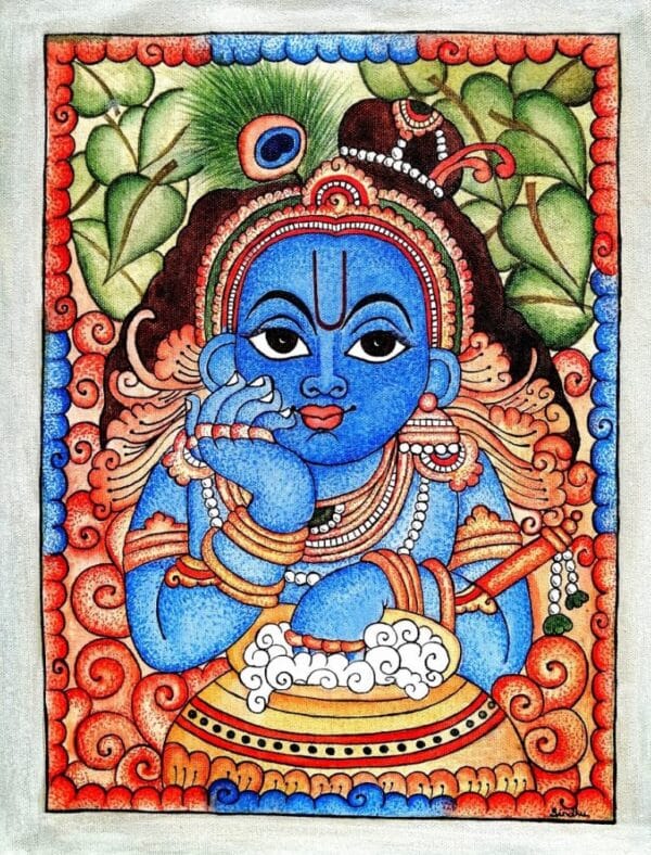 Shree Krishna - Kerala Mural - Sindhu - 02