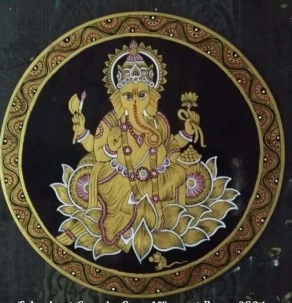 Lord Ganesha Tikuli Art Simpi Kumari 04