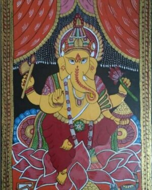 Lord Ganesha Tikuli Painting Soni Kumari 07