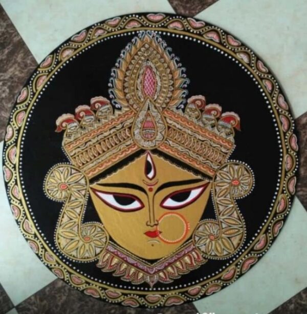 Maa Durga Tikuli Art Simpi Kumari 02