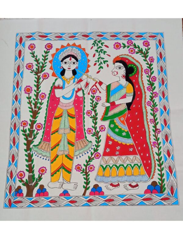 Radha Krishna - Madhubani - Antra - 27