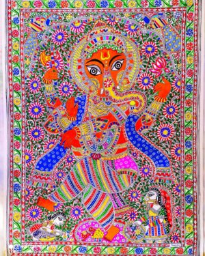 Ganesh ji - Madhubani - Manoj Kumar Jha - 17