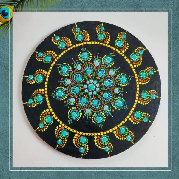 Hues of Blue - Dot Mandala Art - Nisha - 37