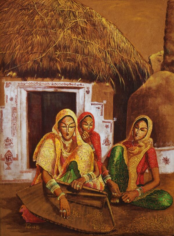 Soupra - Mandana Painting - Rekha Agrawal - 01