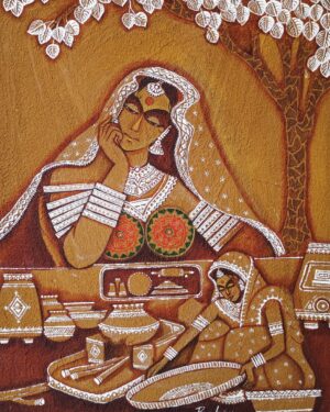 Indian Tradditional Culture - Mandana Painting - Rekha Agrawal - 05