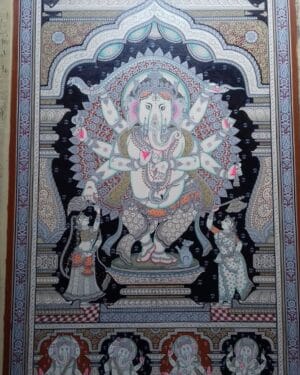 Ganesh - Pattachitra painting - Manas Kumar - 06