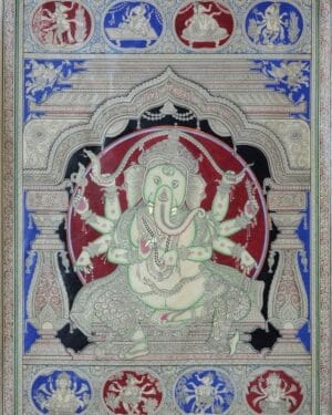 Ganesha - Pattachitra painting - Manas Kumar - 10