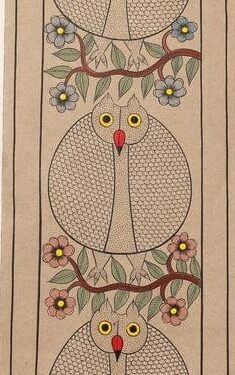 Bird Life - Patua/Pattachitra painting - Momena Chitrakar - 16