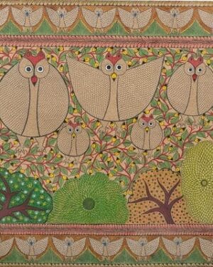 Nature - Patua/Pattachitra painting - Momena Chitrakar - 17