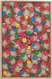 Fish Life - Patua/Pattachitra painting - Momena Chitrakar - 19