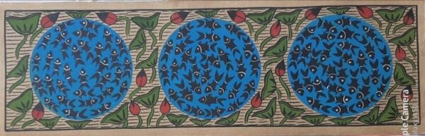 Fish Life - Patua/Pattachitra painting - Momena Chitrakar - 24