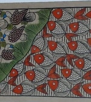 Nature - Patua/Pattachitra painting - Momena Chitrakar - 28