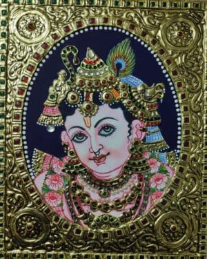 Kanhaji - Tanjore painting - Madhu Gupta - 04