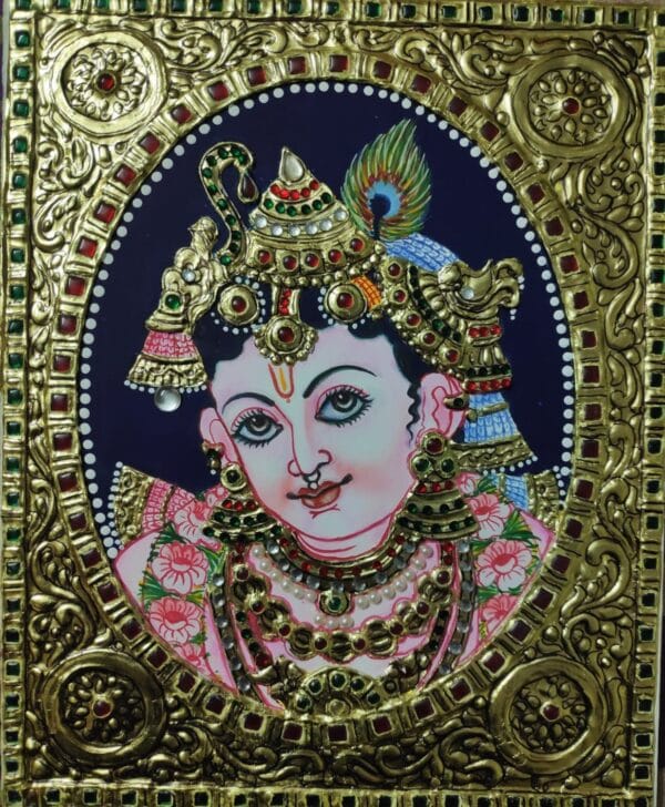 Kanhaji - Tanjore painting - Madhu Gupta - 04