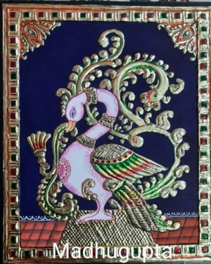 Peacock, Tanjore painting - Madhu Gupta - 10