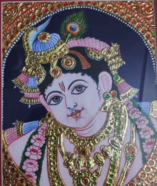 Kanhaji Tanjore Painting Madhu Gupta 08