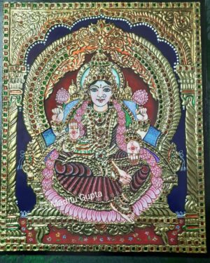 Lakshmiji Tanjore Painting Madhu Gupta 09