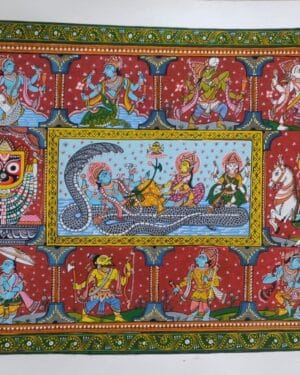 Dashavatar - Pattachitra painting - Seema - 01