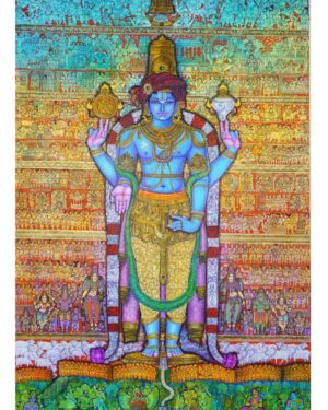 Vaibhava Govinda - Kalamkari painting - Dhanu Andluri - 01