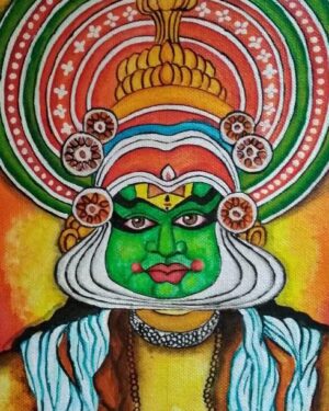 Kathakali - Kerala Mural painting - Shikha Jha - 04