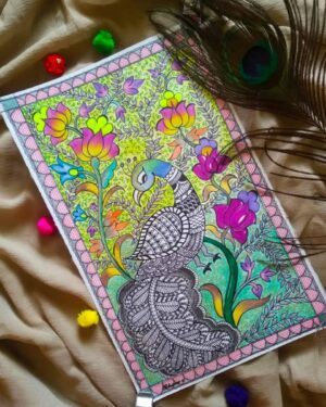 Mayur - Madhubani painting - Shrutee - 10