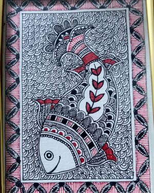 Madhubani Miniature - Madhubani painting - Seema - 03