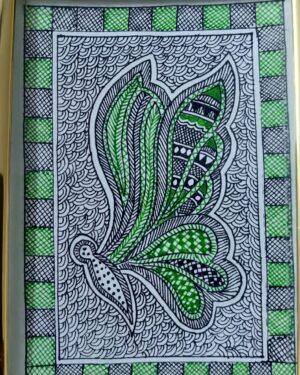 Madhubani Miniature - Madhubani painting - Seema - 04