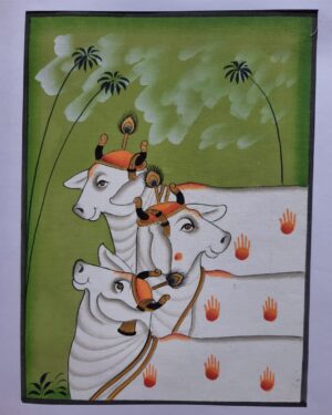 Cows - Pichwai paintings - Abishek Joshi - 03