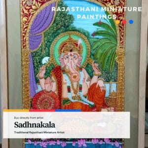 Rajasthani Miniature Painting Sadhnakala