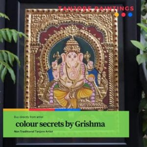 Tanjore Painting colour secrets by Grishma