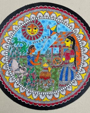 Harvest Festival Sankranti Eshita Madhubani Godna 04