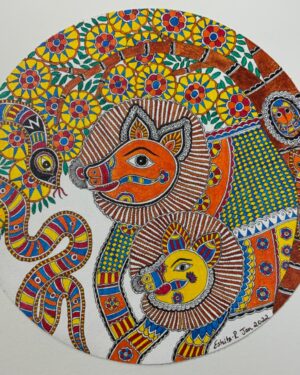 Animal Kingdom Eshita Madhubani Godna 02