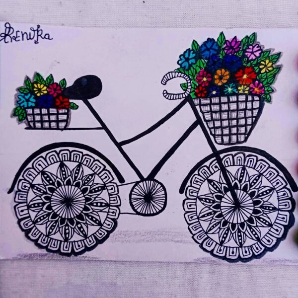 Small Mandala bicycle